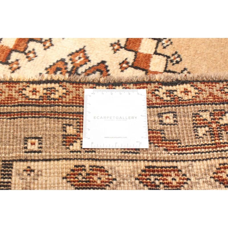 ECARPETGALLERY Hand-knotted Melis Vintage Beige Wool Rug - 2'11 x 5'11
