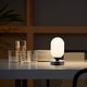 preview thumbnail 3 of 25, Owen 8" Bohemian Farmhouse Iron Wireless Rechargeable Integrated LED Table Lamp, Oil Rubbed Bronze/White by JONATHAN Y