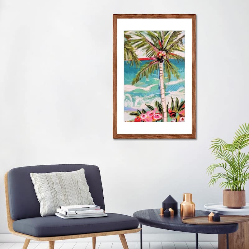 iCanvas "Palm Tree Whimsy II" by Karen Fields