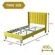 preview thumbnail 43 of 58, Alazyhome Upholstered Platform Bed Frame