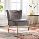preview thumbnail 68 of 85, Heaven Contemporary Velvet Upholstered Accent Chair