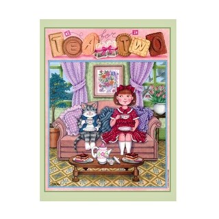Kimura Designs 'Tea For Two' Canvas Art