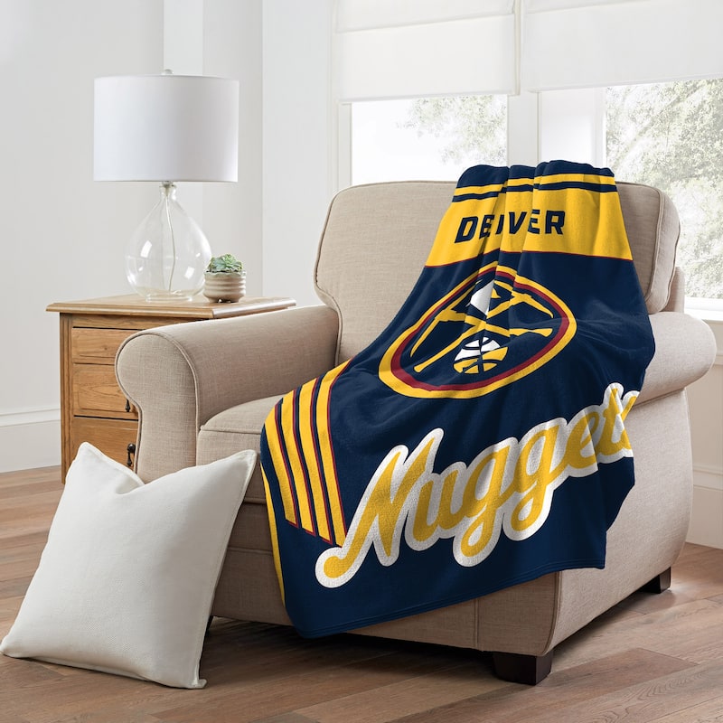 NBA Denver Nuggets 46" x 60" Microfiber Throw Blanket