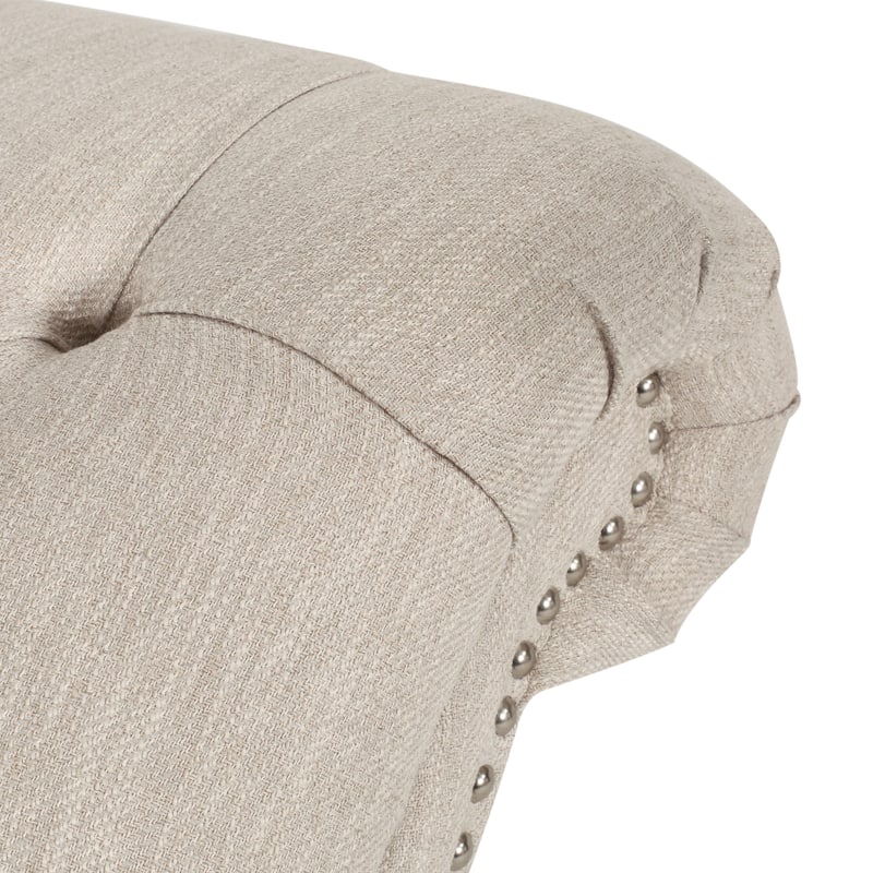 Varnell Contemporary Button Tufted Chaise Lounge by Christopher Knight Home - 64.25" L x 29.00" W x 33.75" H