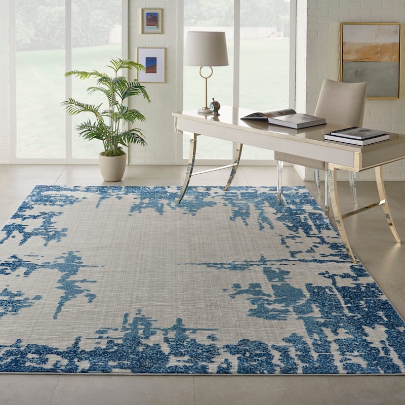 Nourison Etchings Indoor only Abstract Area Rug