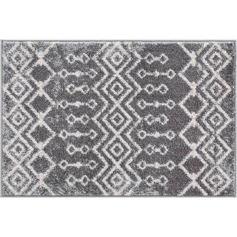Gematria Moroccan Geometric Indoor Area Rug
