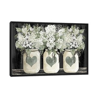 iCanvas "Faith, Hope, Love Crocks" by Cindy Jacobs Framed Canvas Print ...