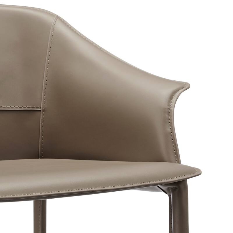 NPD Furniture Callie Recycled Leather Counter Stool