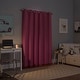 preview thumbnail 12 of 62, Sun Zero Harper Bright Vibes Total Blackout Grommet Curtain Panel, Single Panel