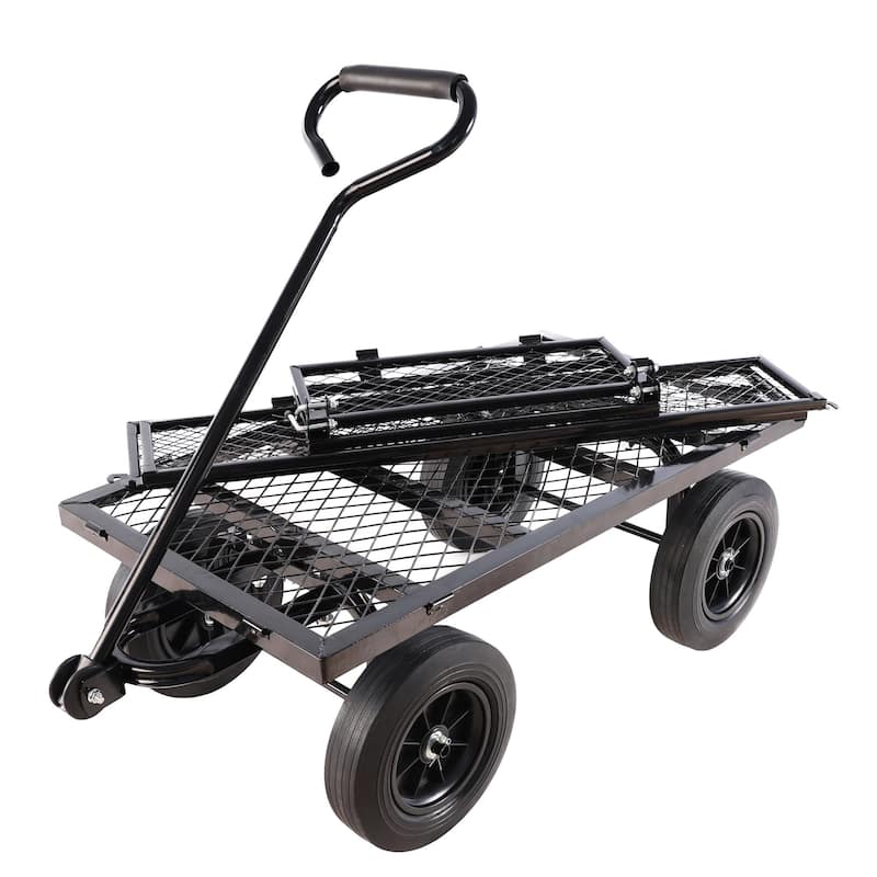 Outdoor Garden Tools Cart/Wagon/Trucks with Solid Tires