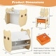 preview thumbnail 3 of 9, Costway 3-in-1 Kids Art Table & Chair. Reversible - See Details