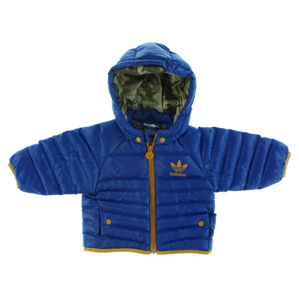 Shop Adidas Baby Boys Toddlers Snow Jacket Royal Blue ...