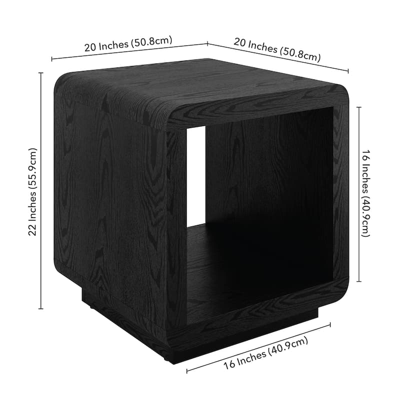 Lonni 20" Wide Square Side Table - 20" Wide