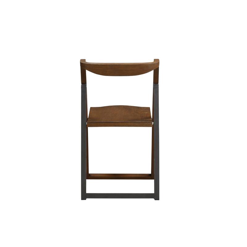 Boraam Sydney Chestnut Brown Folding Chair Set of 2