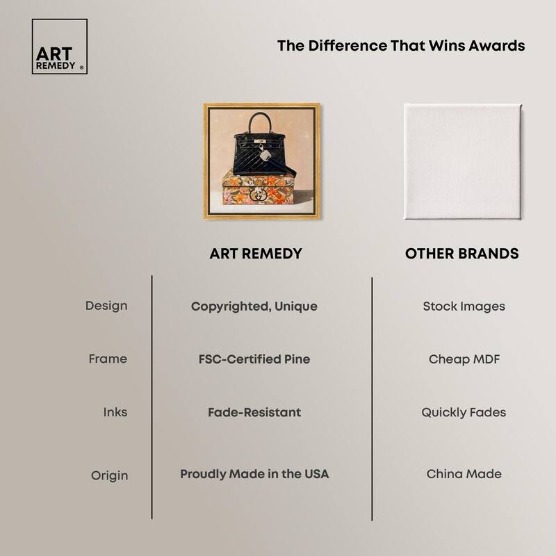 Luxury Purse and Giftbox Canvas by Art Remedy