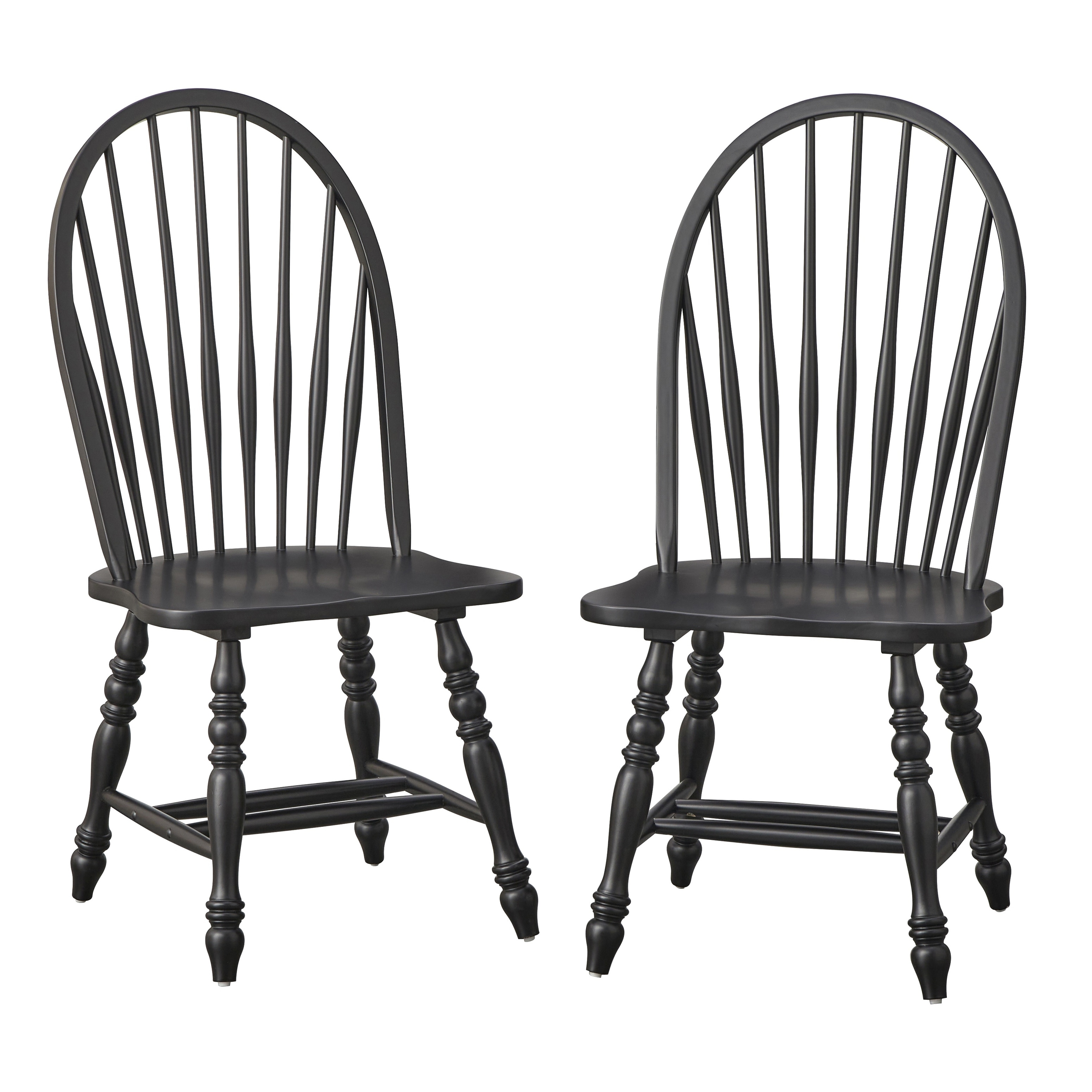Lifestorey Kingsley Oversized Solid Wood Windsor Dining Chair