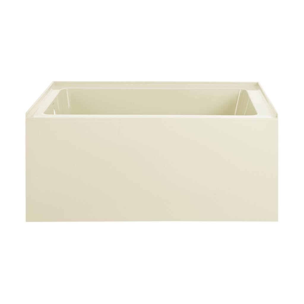 Lausanne 48" X 32" Left-Hand Drain Alcove Bathtub With Apron In Bisque - 32x48 Left