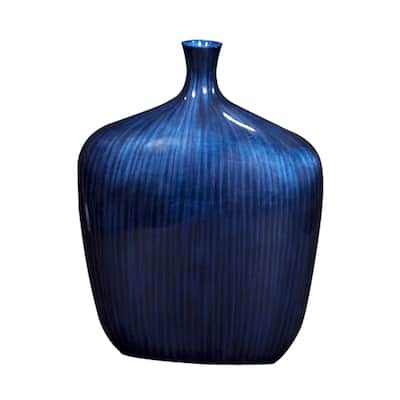 Allan Andrews Sleek Cobalt Blue Vase - Medium
