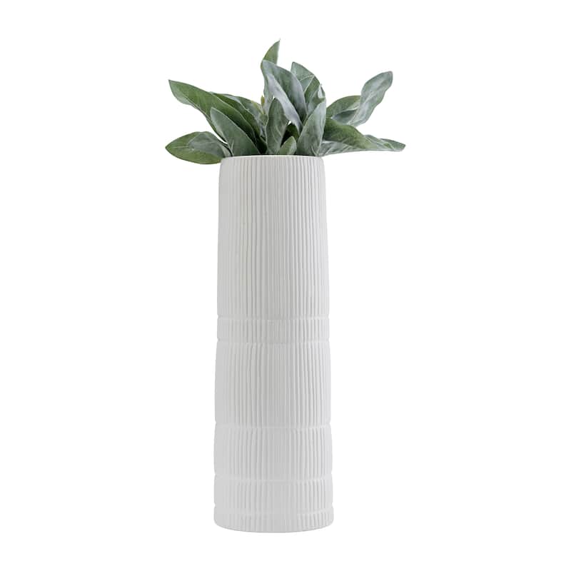 Sagebrook Home Modern Neutral Ceramic Vase