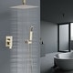 preview thumbnail 40 of 54, YASINU 2 Function Ceiling Mounted Square Rainfall Shower Head Bathroom Shower System Sets