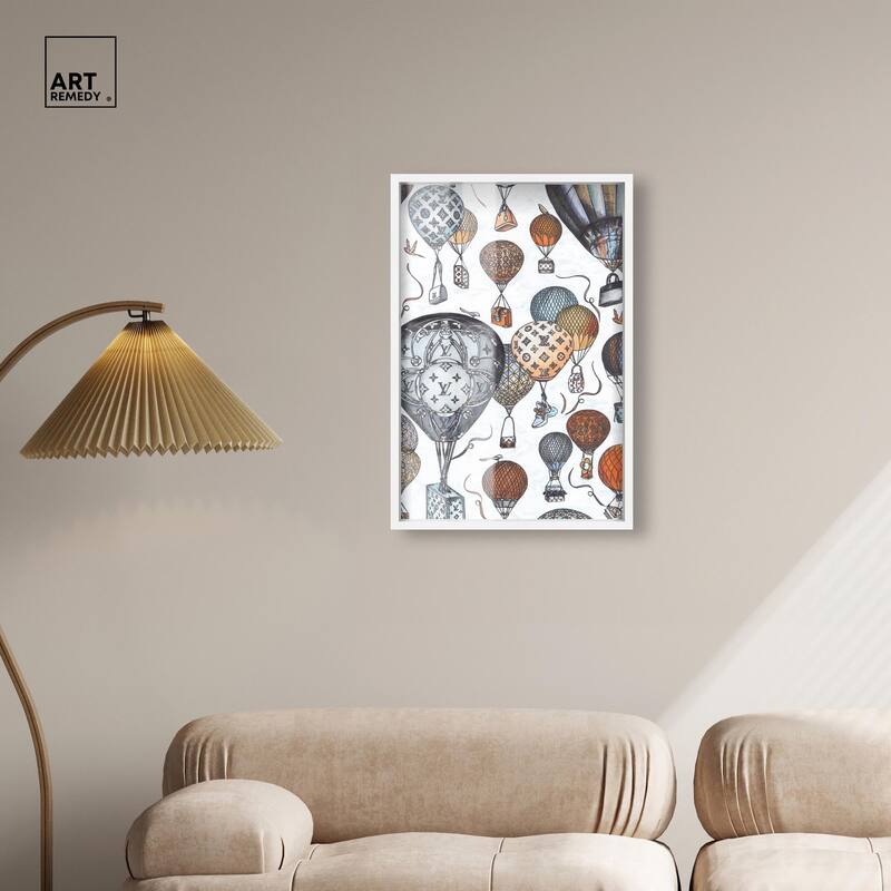 Doll Memories - Fashion Balloons Shadowbox by Art Remedy