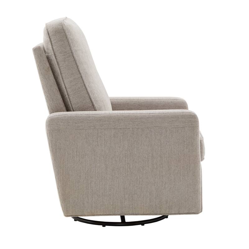 Cadeau Push Back Swivel Recliner Chair by iNSPIRE Q Modern