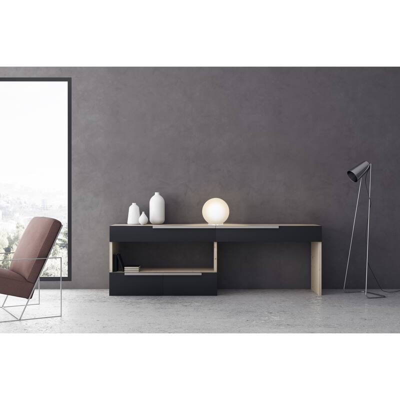Eglo Rondo 1-Light White Round Table Lamp with Opal Frosted Glass
