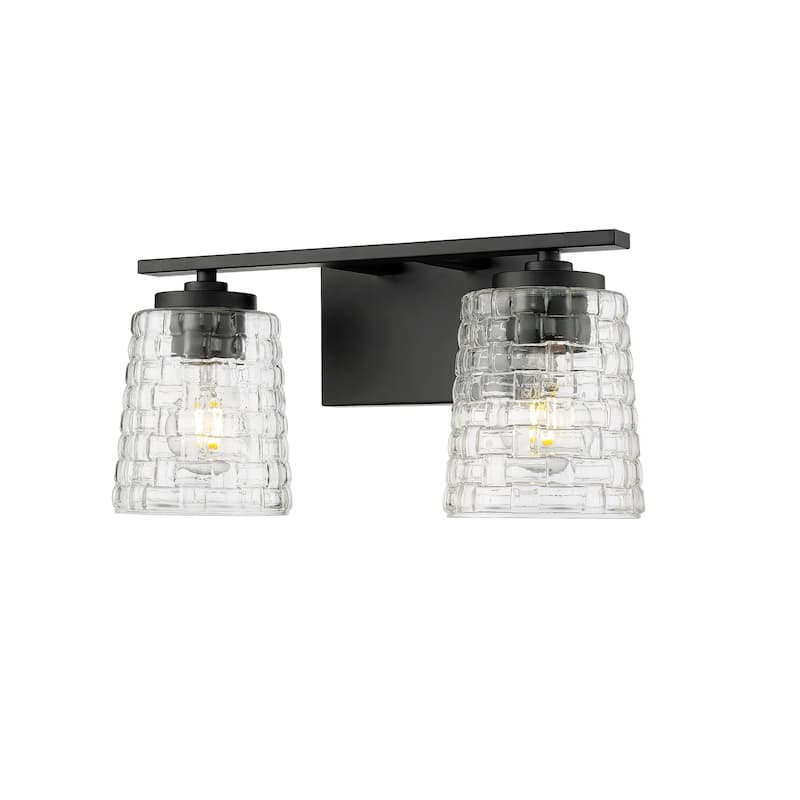 Saben 2-Light Vanity - Matte Black