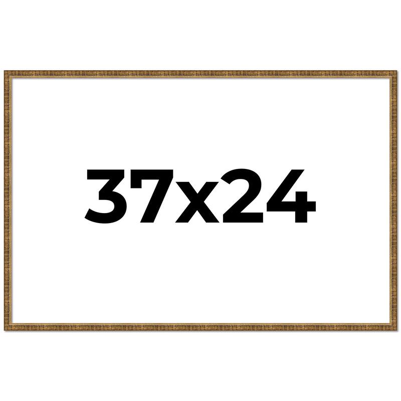 37x24 Frame Gold Picture Frame - Complete Modern Photo Frame Includes