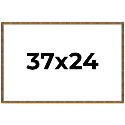 37x24 Frame Gold Picture Frame - Complete Modern Photo Frame Includes