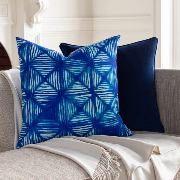 slide 2 of 3, Artistic Weavers Massie Shiburi Tie Dye Printed Throw Pillow 18"H x 18"W - Cover Only