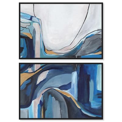Mixture of Feelings Canvas Set of 2 by Art Remedy