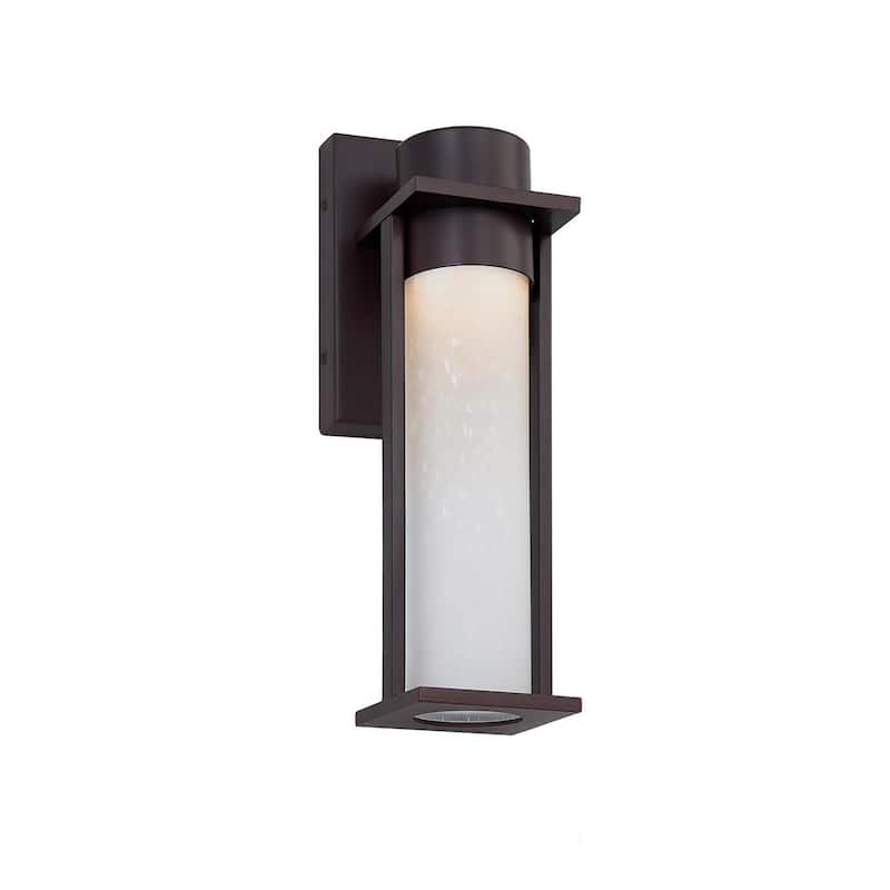 Justice Design Group Wooster LED 12" Outdoor Wall Sconce - Matte Black