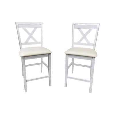Carolina Living Taylor X-Back Counter Stools, Set of 2