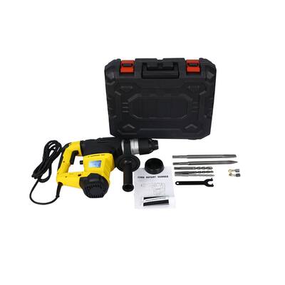 Professioinal Quality 1-1/4" SDS-Plus Heavy Duty Rotary Hammer Drill 13 Amp - Vibration Control, 3 Functions