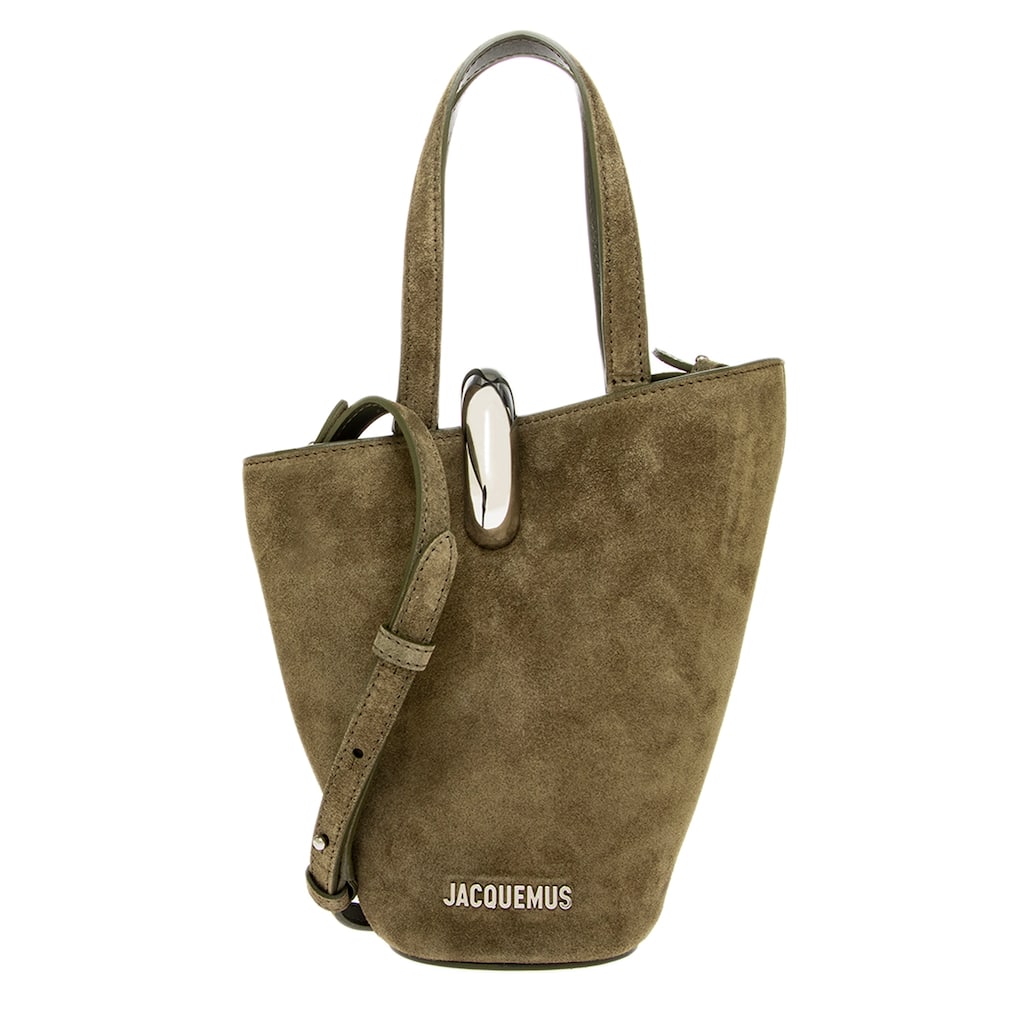 Jacquemus Small Bambola Asymmetric Bucket Bag