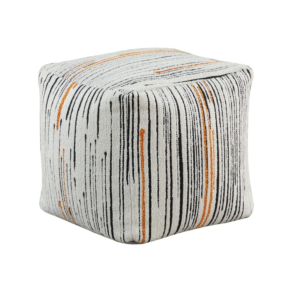 Freemont & Park Ossela Fabric Square Pouf
