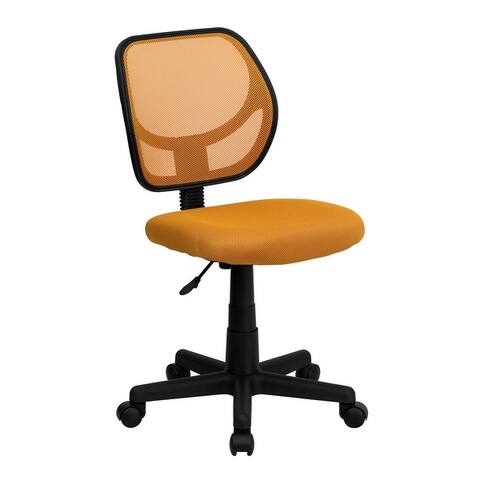 Low Curved Back Mesh Swivel Task Office Chair