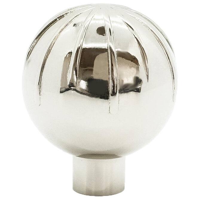 Hapny Home SU13 Sunburst 1-3/8" Round Solid Metal Luxury Designer