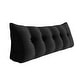 preview thumbnail 44 of 45, WOWMAX Headboard Reading Wedge Pillow Back Support Bed Rest TV Watch Queen - Black