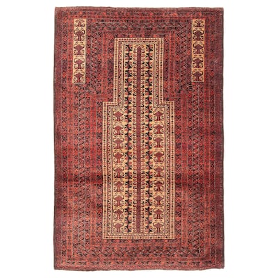 Teimani Tan Rug 2'11" x 4'8" - 2'11 x 4'8