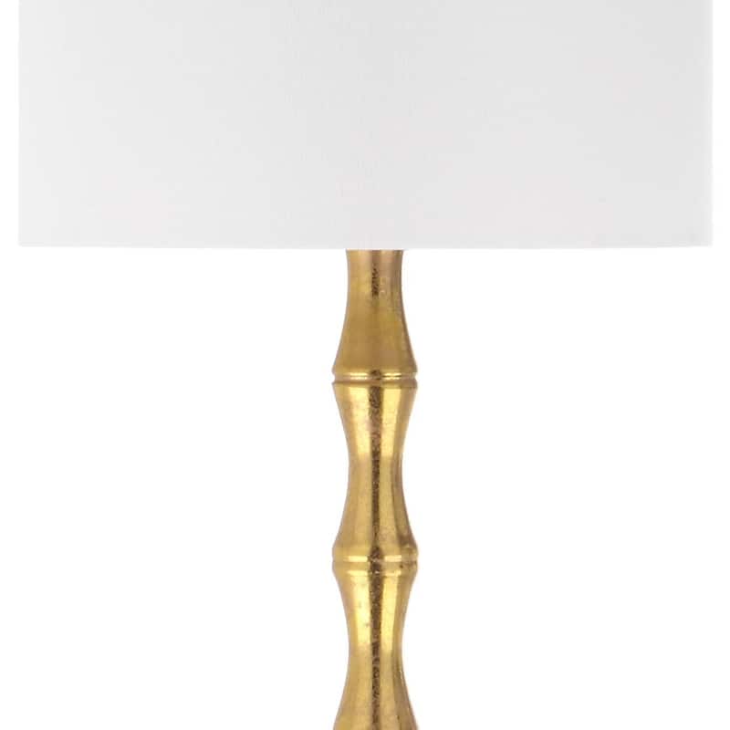 SAFAVIEH Lighting Brandie 64-inch Antiqued Gold Floor Lamp - 15"x15"x63.5" - Antique Gold - 15Wx15Dx64H