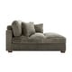 preview thumbnail 78 of 174, 41" W Plush Corduroy Chaise Lounge with Pillows