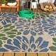 preview thumbnail 44 of 119, JONATHAN Y Marvao Modern Floral Textured Weave Indoor/Outdoor Area Rug