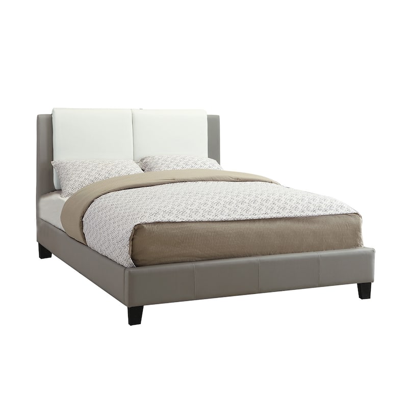 Faux Leather Upholstered Bed