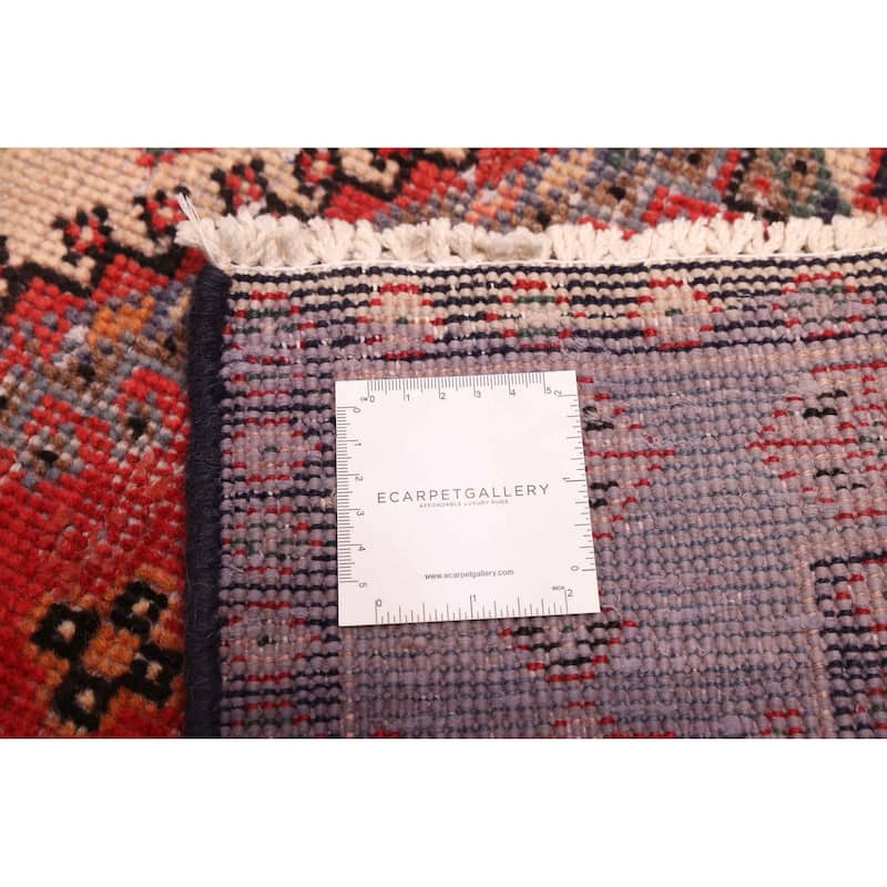 ECARPETGALLERY Hand-knotted Andelz Red Wool Rug - 4'9 x 6'5