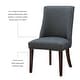preview thumbnail 25 of 25, Linon Allard Modern Dining Chairs with Espresso Legs (Set of 2)