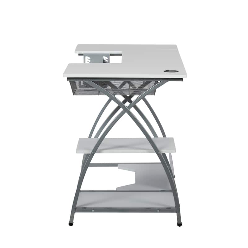 Comet Plus Sewing Center, Silver/White