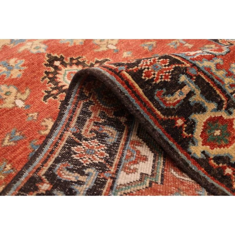 ECARPETGALLERY Hand-knotted Jules Sultane Red Wool Rug - 3'1 x 13'11