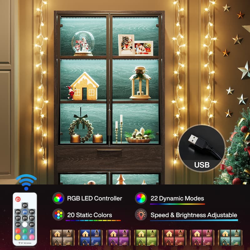 71-inch Tall Display Cabinet